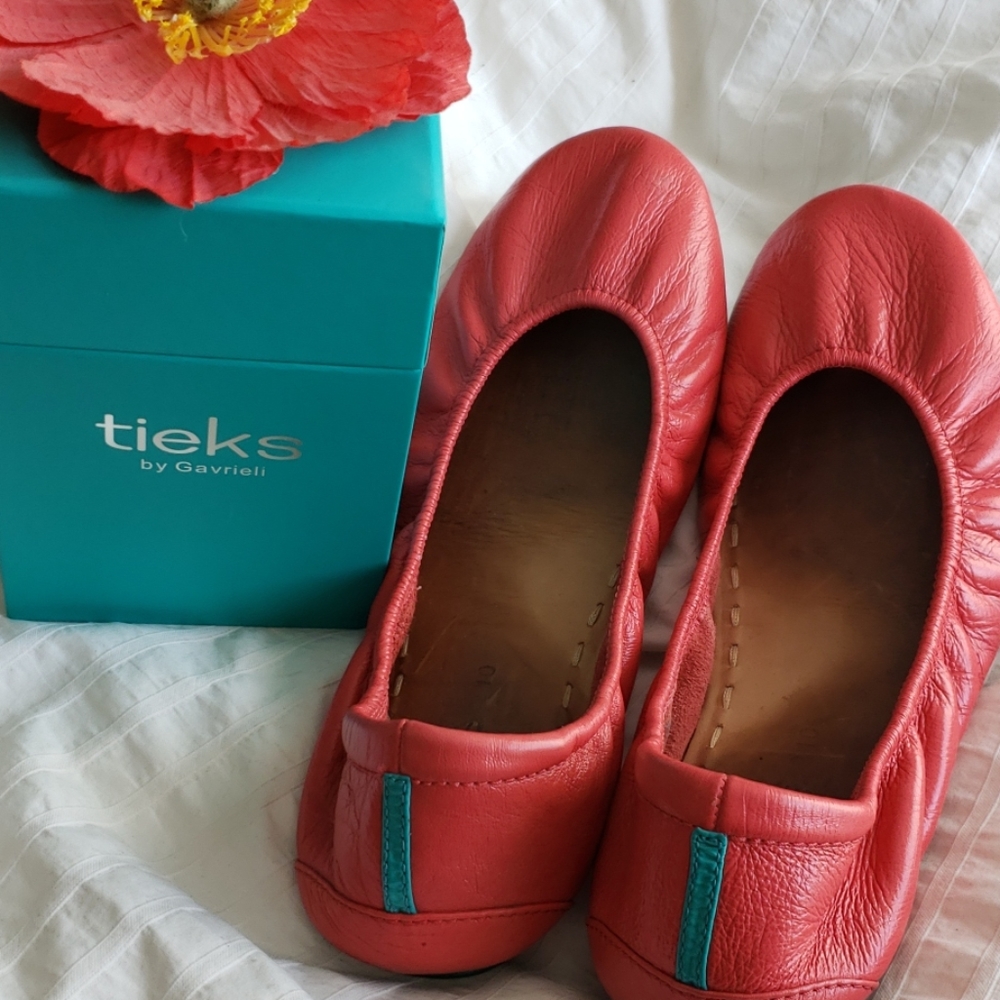 Poppy Tieks, size 10